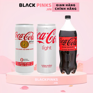 Thùng nước ngọt Coca Cola Light/Plus/Zero Sugar 24 lon 320ml/12 chai 1.5L