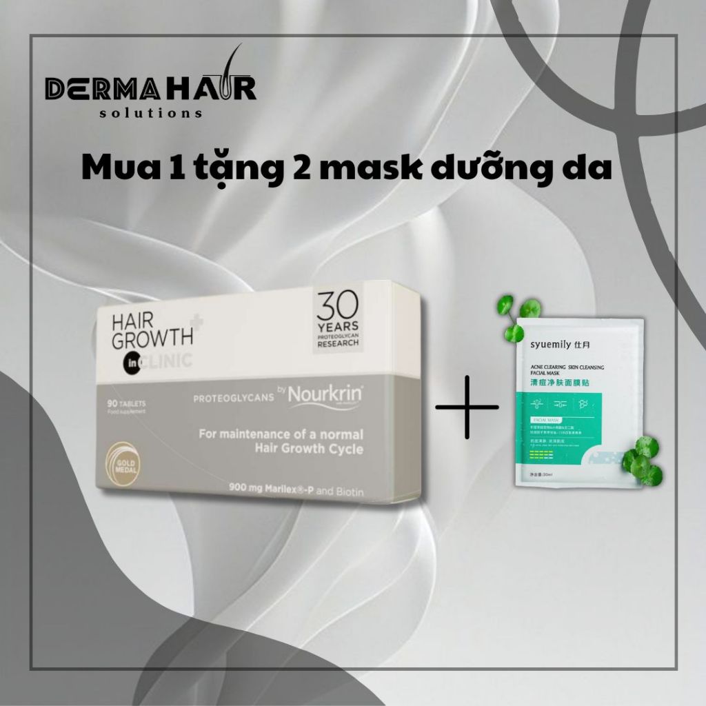 Nourkrin viên uống hỗ trợ điều trị rụng tóc từ Đan Mạch bổ trợ proteoglycan