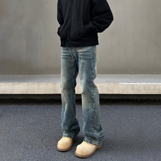 Quần jean nam nữ ống loe G6222 Deer6 màu xanh, đen