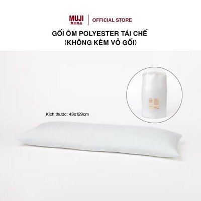 Gối Ôm Polyester Tái Chế (Không Kèm Vỏ Gối) MUJI - 43x129cm
