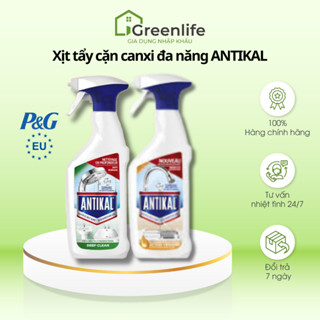 Xịt tẩy cặn canxi thiết bị phòng tắm Antikal P&G EU - Greenlife Gia dụng nhập khẩu