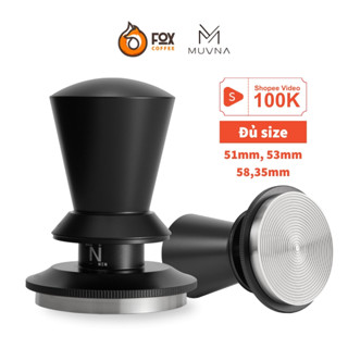 Tamper Nén Cà Phê Lò Xo Điều Chỉnh Độ Sâu 51mm, 53mm, 58mm MUVNA | Infinitely Adjustable Tamper