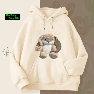 Hoodie Phù Hợp Vào Mùa Đông, Hình Thỏ Bông Miuchoemb Đáng Yêu Dành Cho Bé Chất Vải Nỉ (M 127)