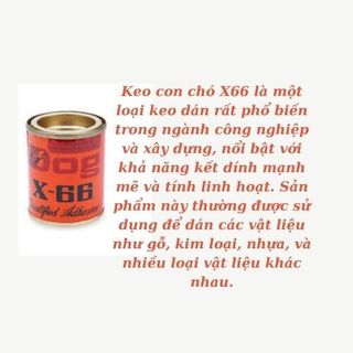 Keo con chó, keo dog X66