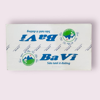  Thùng Sữa tươi tiệt trùng Ba Vì Có đường ít đường 110ml   sieuthibaobinh   
