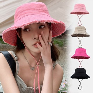 Mũ nón cao bồi tai bèo vải tua tua có dây rút thời trang iLita nón tai bèo nam nữ unisex chống nắng tia UV thoáng khí