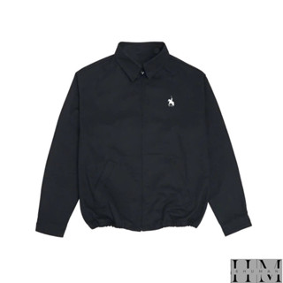 Áo khoác jacket thêu ngựa dáng Harington có cổ chất liệu kaki cotton SIXHUMAN HM075