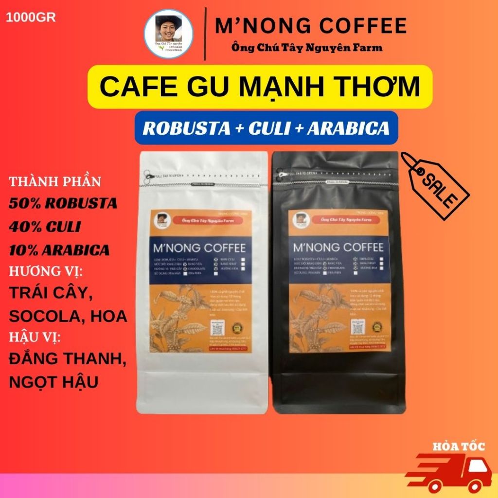 DÒNG 10 ROBUSTA BLEND ARABICA CULI CAFE NGUYEN CHAT KHÔNG ĐƯỜNG EATCLEAN HEALTHY CÀ PHÊ Coffee