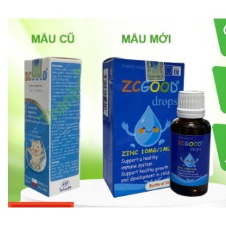 [CHÍNH HÃNG] ZCGOOD 30ml Bổ sung kẽm và Vitamin mẫu mới