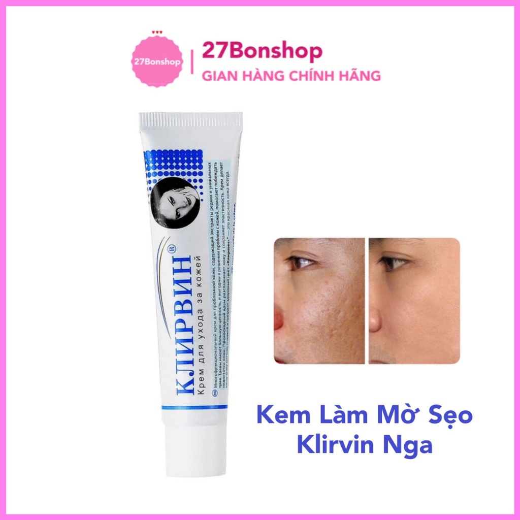 KEM LÀM MỜ SẸO, MỜ THÂM KLIRVIN NGA