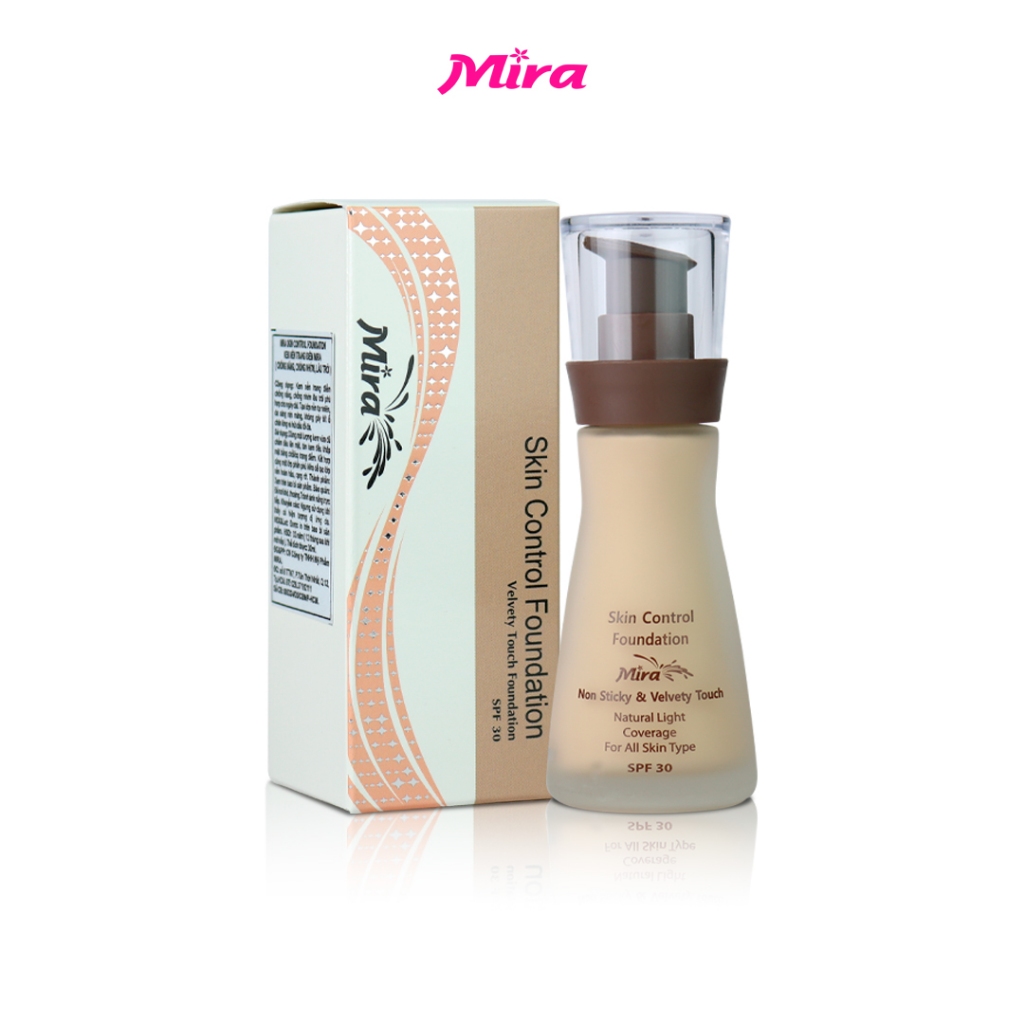 Kem Nền Trang Điểm Cao Cấp MIRA Skin Control Foundation B537