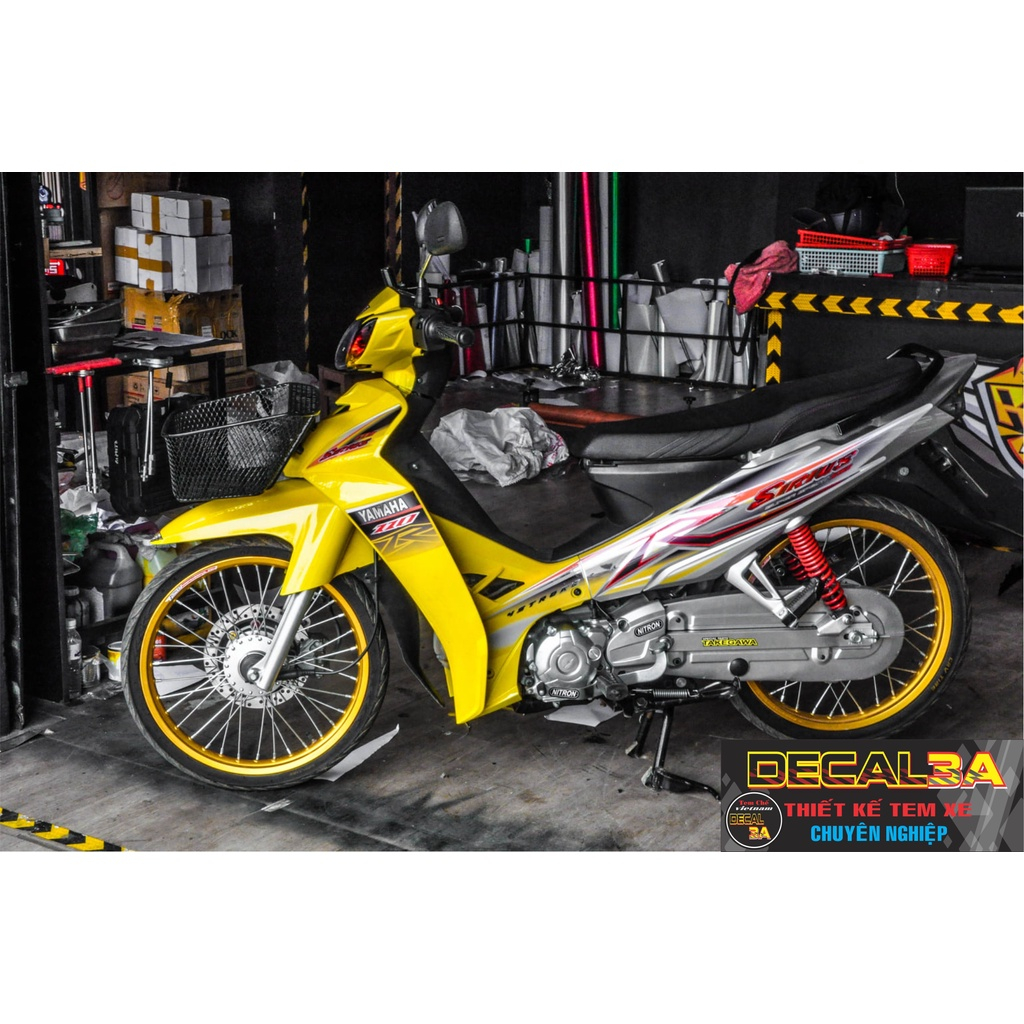 Tem Sirius R xe vàng 110 DECAL 3A