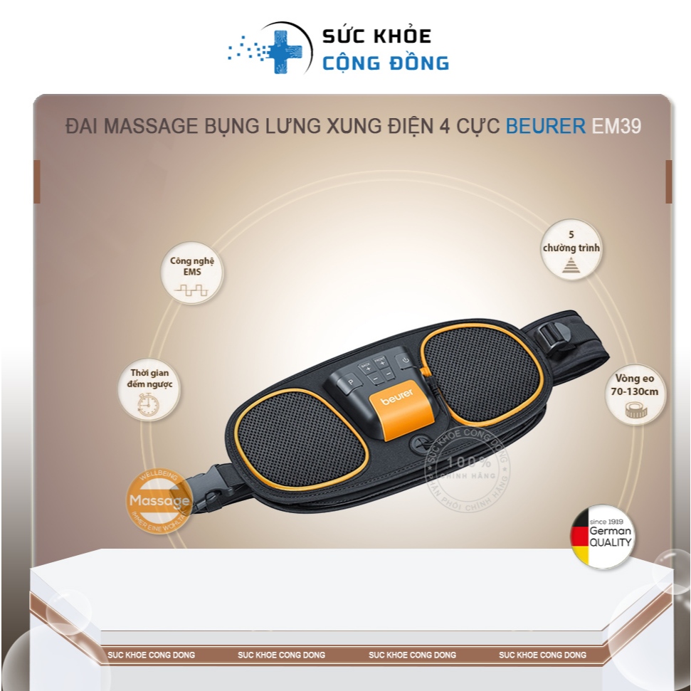 Đai Massage Bụng Beurer EM39