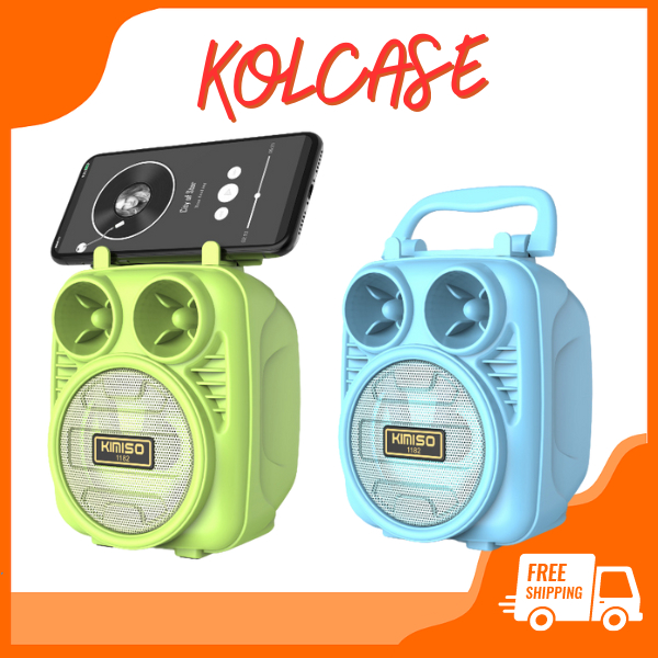 Loa bluetooth KIMISO KMS-1182 500mAh - Hàng nhập khẩu chính hãng, thiết kế nhỏ gọn, âm thanh sống động