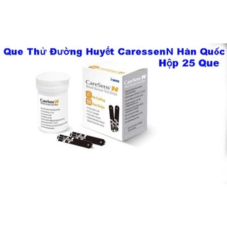 Que Thử Đường Huyết CareSens N (Hộp 25 Test)