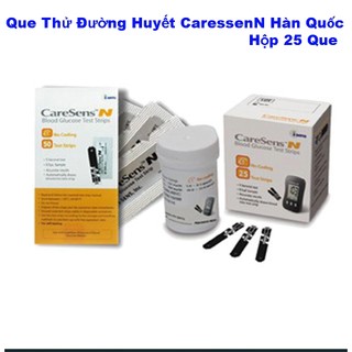 Que Thử Đường Huyết CareSens N (Hộp 25 Test)