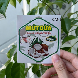 55 TEM LỤC GIÁC 7X8CM - MỨT DỪA