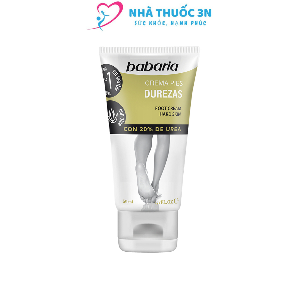 Kem chống nứt nẻ gót chân BABARIA - Nhập khẩu Tây Ban Nha