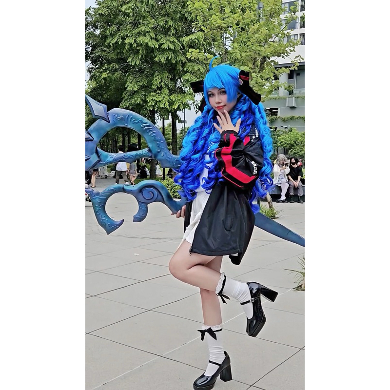 Wig Gwen LoL cosplay