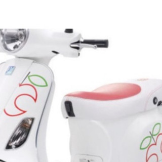 Tem Vespa LX Apple DECAL 3A