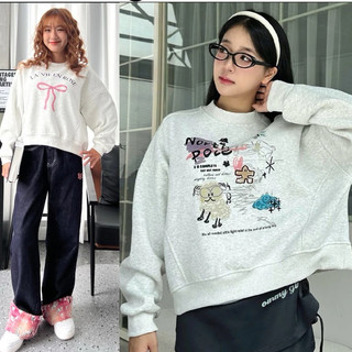  A101 Áo Baby Sweater Chất Nỉ Lót Nhung Dày Dặn  Dáng Không Chùm Mông  Ko Đổ Lông Dáng Boxy Lửng Siêu Ấm Áp Mùa Đông 