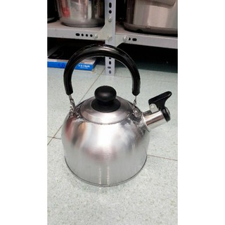 Ấm đun nước inox nội địa Nhật bãi 2.5l, có còi hú nước sôi