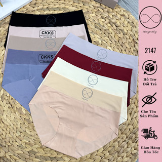 [MÃ 2147] - Set 5 Quần Lót Nữ Bigsize Su Đúc, Cạp Cao, Không Viền, Co Giãn Tốt