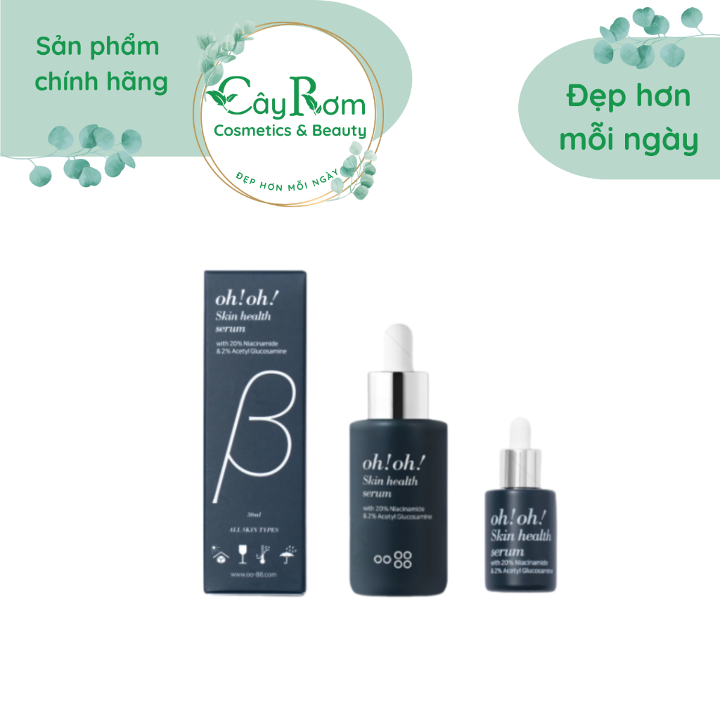 Serum dưỡng sáng OhOh skin health serum niacinamide Cây Rơm Cosmetics