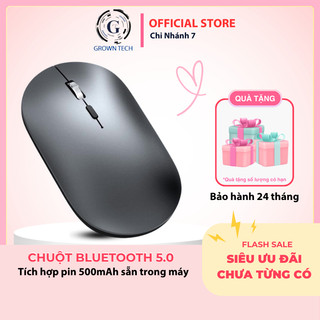 Chuột bluetooth 5.0 không dây KACOCON X2 sạc pin cho điện thoại máy tính bảng laptop bằng hợp kim