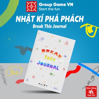  Sổ Tay Tương Tác Sáng Tạo Nhật Ký Phá Phách "Break This Journal" Thể Hiện Cá Tính Phá Bỏ Giới Hạn 