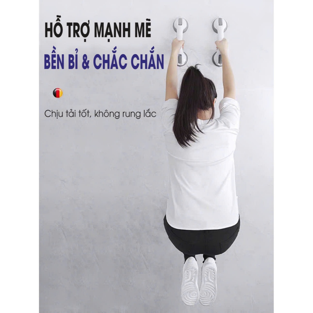 Tay vịn cầm nắm chắc chắn cho bé đứng tắm, đỡ vịn bà bầu, người già an toàn trong nhà vệ sinh