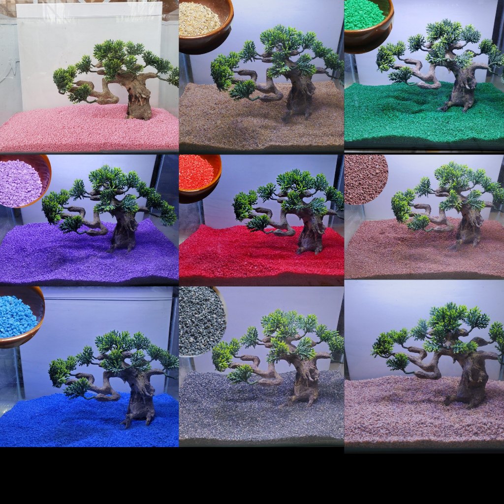 cát thạch anh  phủ nền không ra màu, cát thủy sinh, trang trí hồ thủy sinh 1kg