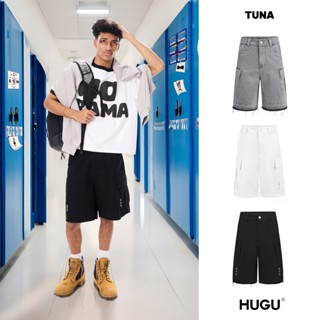 Quần short kaki unisex local brand HUGU -TUNA form quần short dáng suông, có túi hai bên, đính khuyên kim loại