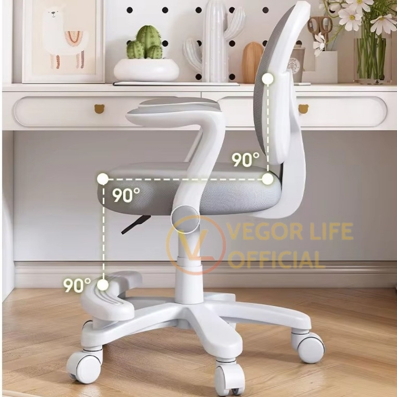 Ghế chống gù học sinh Vegor Life TE-01 thiết kế khoa học tựa lưng điều chỉnh, giúp bé có tư thế ngồi đúng chuẩn chống gù | BigBuy360 - bigbuy360.vn