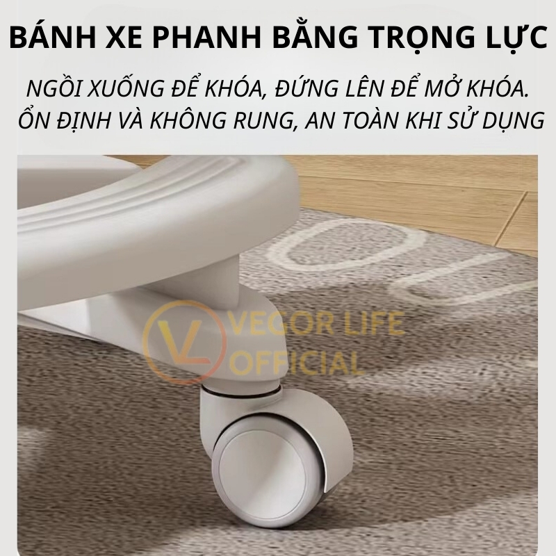 Ghế chống gù học sinh Vegor Life TE-01 thiết kế khoa học tựa lưng điều chỉnh, giúp bé có tư thế ngồi đúng chuẩn chống gù | BigBuy360 - bigbuy360.vn