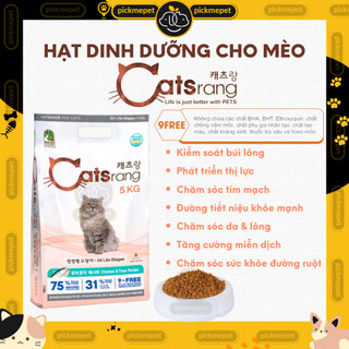 [Bao 5kg] Hạt Catsrang |Catrang |Cats rang Cho Mèo Mọi Lứa Tuổi