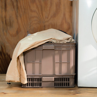 Sóng nhựa bít Nhựa Long Thành HS017-SB L610 x W420 x H250 ± 10mm - Màu nâu, xanh bơ