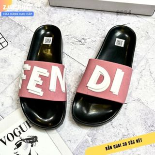 Dép quai ngang nam FENDI in chữ nổi siêu đẹp-Dép nam FENDI đủ màu đủ size 36-44