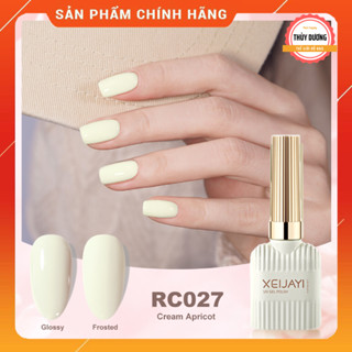 [RC027] Sơn gel Xeijayi chính hãng siêu đặc màu trắng sữa chua mã RC027 15ml