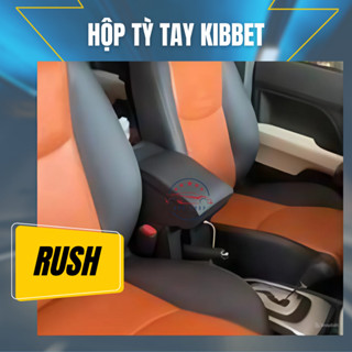 Hộp tỳ tay RUSH Kibbet - Bệ tì tay không khoan vít loại 1490 - Tì tay thiết kế theo xe, không cho Fadil Xpander i10 Vios