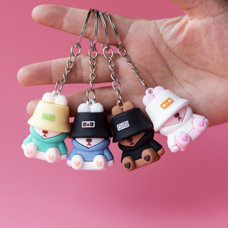 Móc Khoá Gấu Đội Mũ Cute