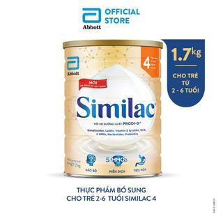   KOL LIVE  Sữa bột Similac 4 1.7kg lon Dinh Dưỡng 5G Mới 