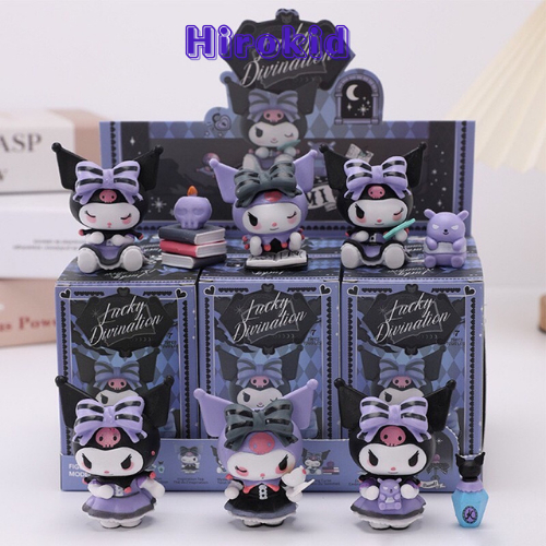 [Full Box] Set 6 hộp quà bí mật kuromi Kuromi ngoại truyện Mô hình trang trí Quà tặng Đồ chơi cho bé