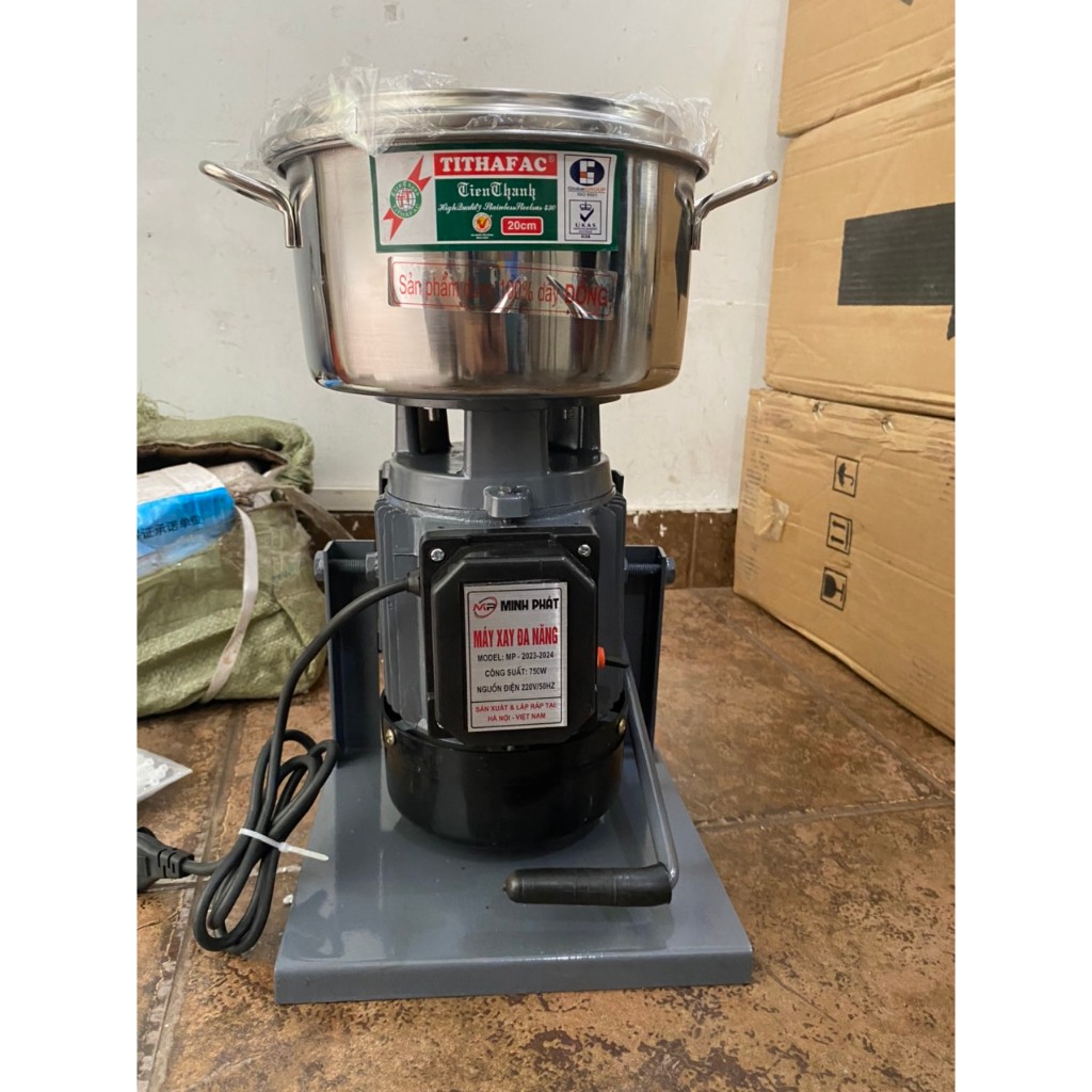 Máy xay thịt 750w, tặng kèm 1 cần đánh ruốc, Bảo hành 12 Tháng