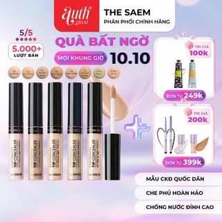 [BÁN SỈ] Kem che khuyết điểm THE SAEM Cover Perfection Tip Concealer SPF28/PA+ CKĐ che phủ hoàn hảo