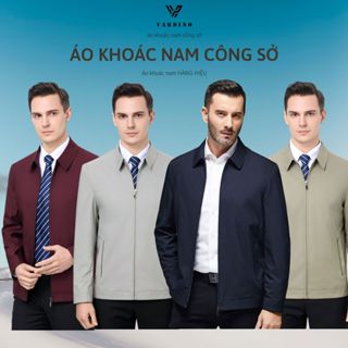 Áo khoác nam trung niên VARDINO công sở hàng hiệu không nhăn, chống nước nhẹ, séc chống kẹt AK53, AK02, AK59, AK60