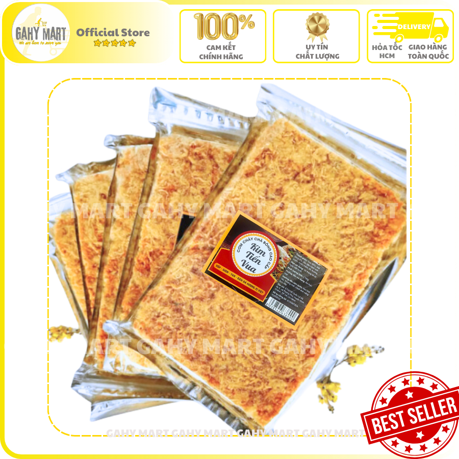 [COMBO 3gói/5gói/10gói] Cơm Cháy Chà Bông Kim Tiến Vua _180gr_ ăn vặt ⚜️GAHY MART⚜️