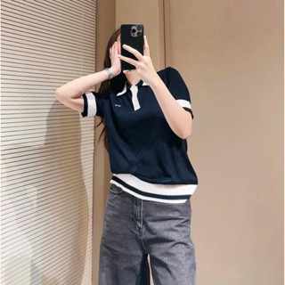 Áo len montoghi nữ có cổ,áo len polo nữ Lo.ui.s C.as.tel,dài áo 66cm(có bigsize 45-80kg)