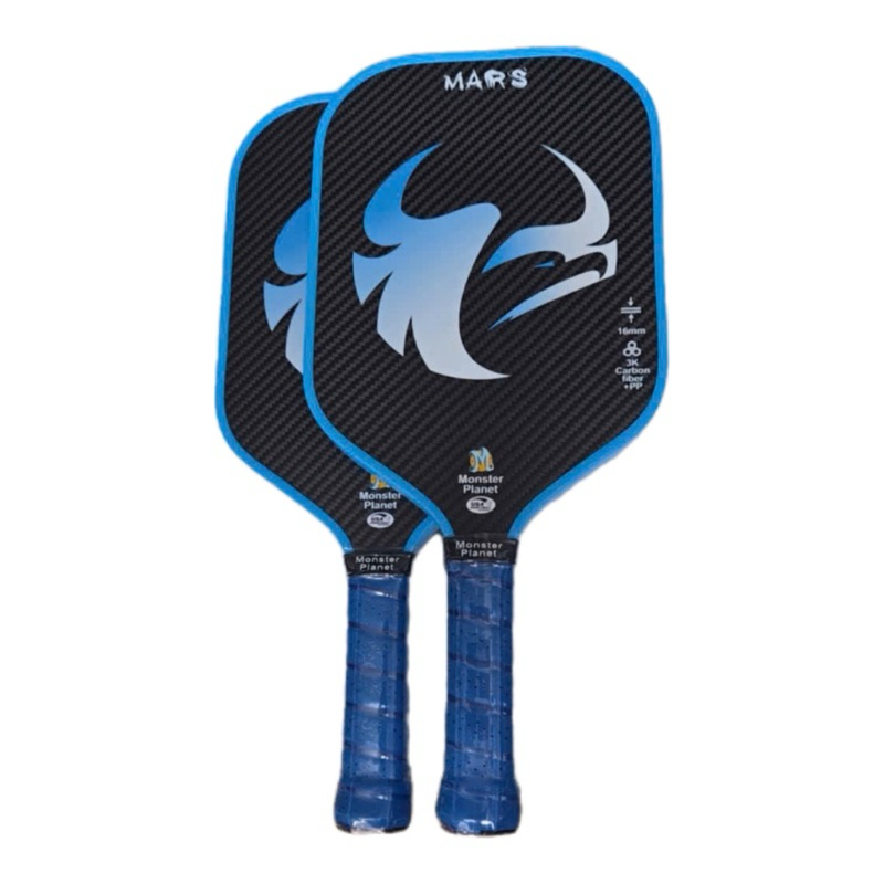 Fee ship 1 Vợt Pickleball Mars Chuyên Nghiệp USAPA Approved. Raw Carbon 3k-  mặt vợt nhám, Carbon Đá