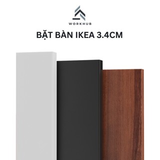 Mặt Bàn IKEA Gỗ MDF Phủ Melamine 3,4cm Táp Viền 5cm, Kết Hợp Với Tủ IKEA 5 Ngăn - WORKHUB